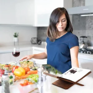 Support de livre en bois