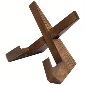 Support de livre en bois