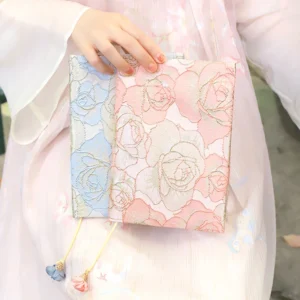 Couvre-livre floral A5